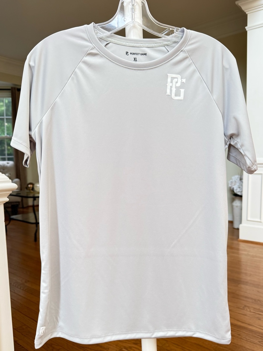 Perfect Game Youth Performance Short Sleeve Shirt - Light Gray